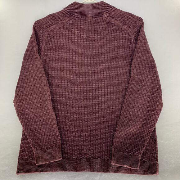Tommy Bahama Sunbreak Half-Zip Sweater Chestnut Size XXL Big & Tall - Picture 2 of 15